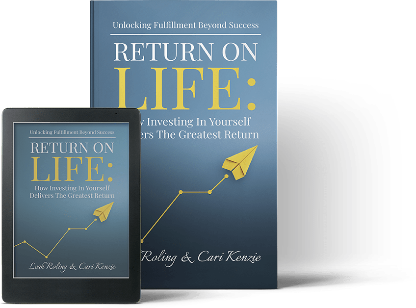 Return on Life book cover A generated mockup of the "return on life" book cover.